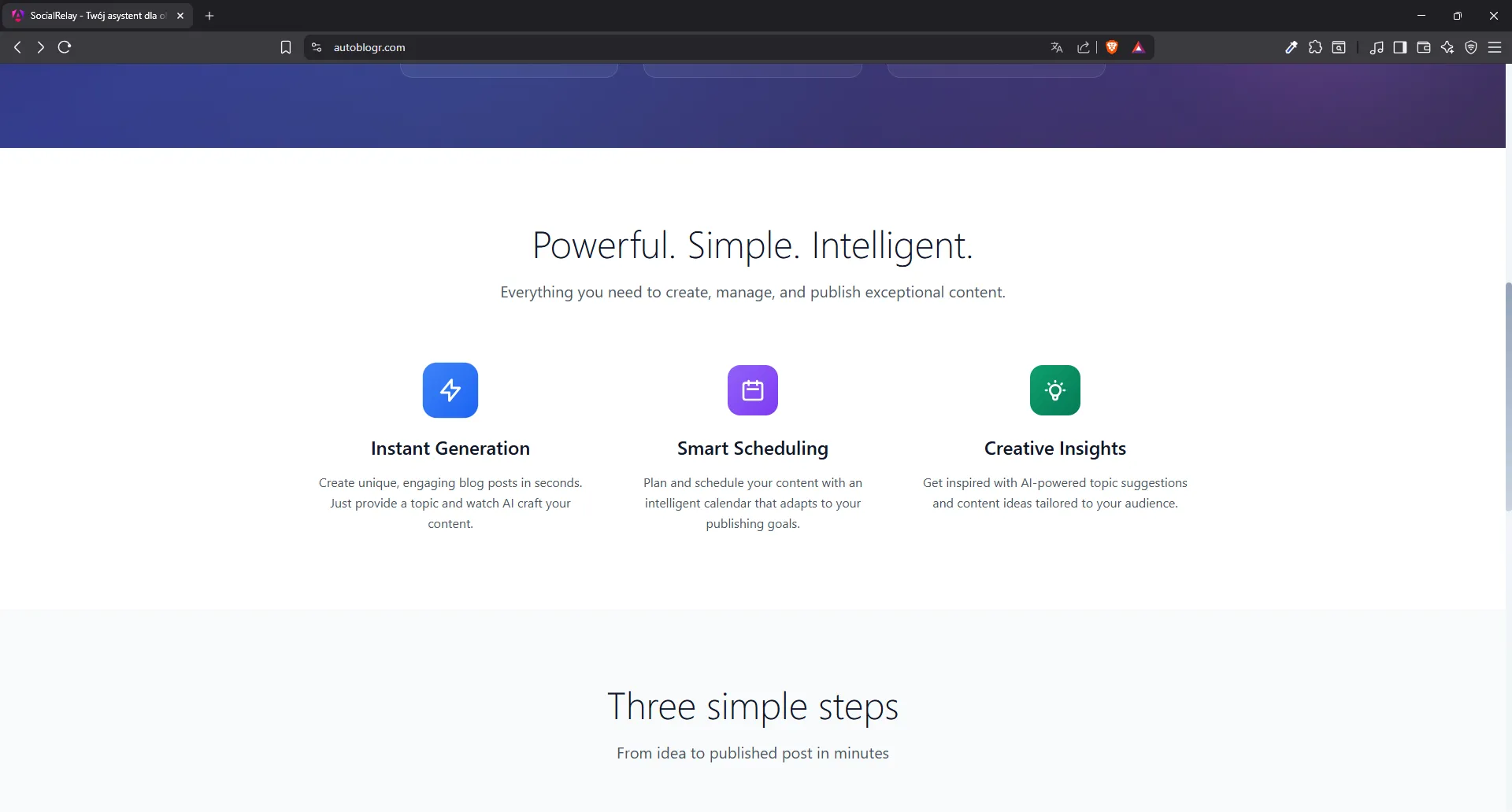 AutoBlogR.com - Project thumbnail 2, click to view full size